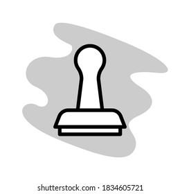 Illustration Vektorgrafik des Stempelsymbol