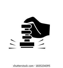 Illustration Vector graphic of stamp icon