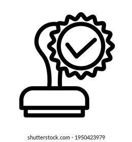 Illustration Vector graphic of stamp icon