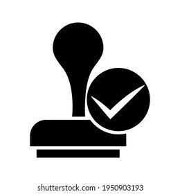 Ilustración Gráfico vectorial del icono de sello
