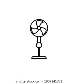 Illustration Vector graphic of stand fan icon