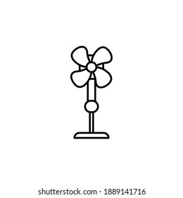 Illustration Vector graphic of stand fan icon