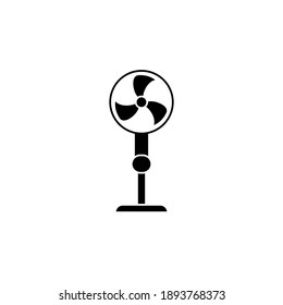 
Ilustración Gráfica vectorial del icono del ventilador de pie