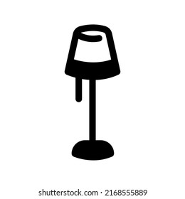 Illustration Vector graphic of stand lamp icon. Fit for interior, furniture, decoration etc.