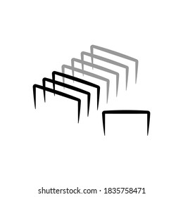 Illustration Vektorgrafik des Stapelsymbol
