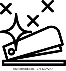 Illustration Vector graphic of Stapler icon design