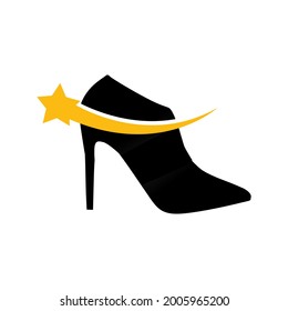 Illustration Vector Graphic of Star High Heels Logo. Perfect to use for Fashion Company