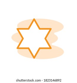 Illustration Vector graphic of star icon. Fit for favorite, feedback, rating etc.