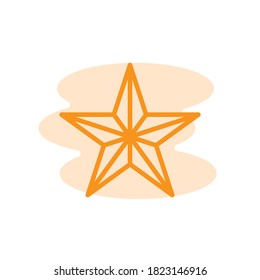 Illustration Vektorgrafik des Sternbildes. Geeignet für Favoriten, Feedback, Bewertung etc.