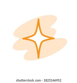 Illustration Vector graphic of star icon. Fit for favorite, feedback, rating etc.