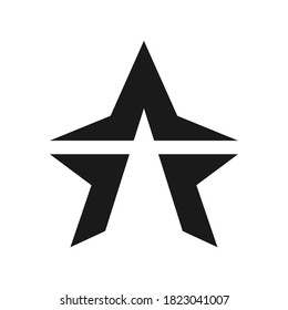 illustration vector graphic of A star logo or icon
