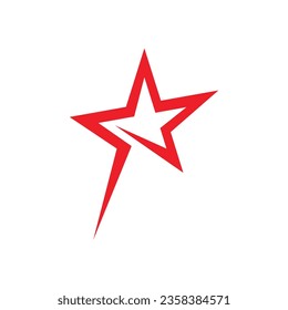 Ilustración vectorial gráfico para el logo de estrella, genial para el logo de una empresa que se desarrollará.