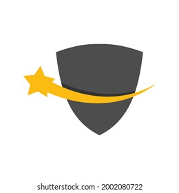 Illustration Vector Graphic of Star Shield. Perfect to use for Technology Company