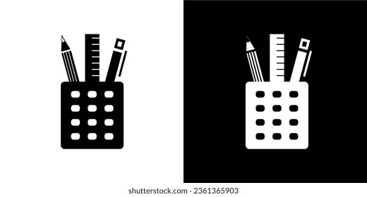 Illustration Vector Graphic of stationery icon. Office furniture. Draw lines