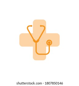 Illustration Vector graphic of stethoscope icon. Fit for doctor, nurse, diagnosis, heart beat etc.