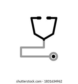 Illustration Vector graphic of stethoscope icon