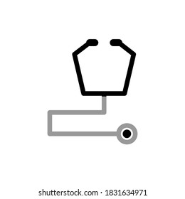 Illustration Vektorgrafik des Stethoskop-Symbols