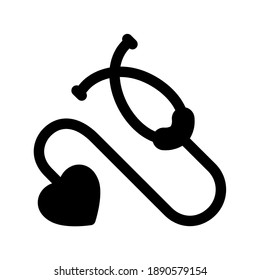 Illustration Vector graphic of  stethoscope icon