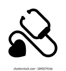 Illustration Vector graphic of  stethoscope icon
