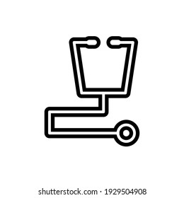 Illustration Vector graphic of stethoscope icon