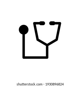Illustration Vector graphic of stethoscope icon