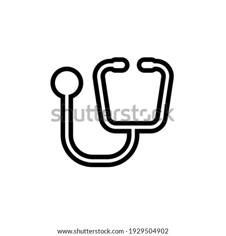 Illustration Vector graphic of stethoscope icon