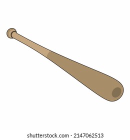 illustration vector graphic for stick baseball