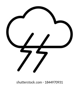 Illustration Vector graphic of  storm icon