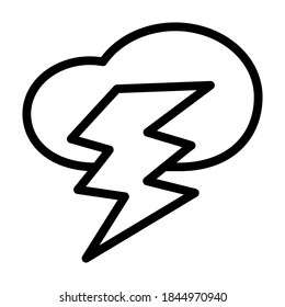 Illustration Vector graphic of  storm icon