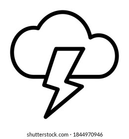Illustration Vektorgrafik des Sturmsymbol