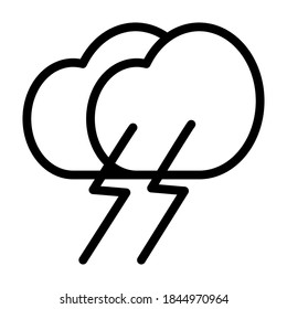Illustration Vector graphic of  storm icon