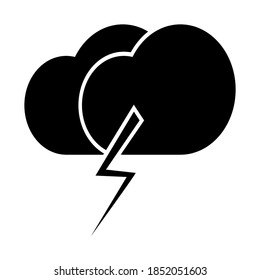 Ilustración Gráfico vectorial del icono de tormenta