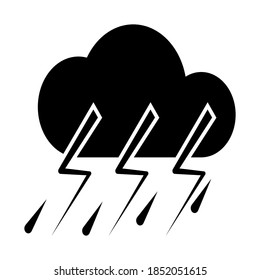 Illustration Vector graphic of  storm icon