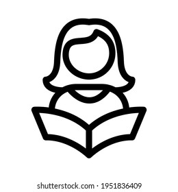 Illustration Vector graphic of student icon
