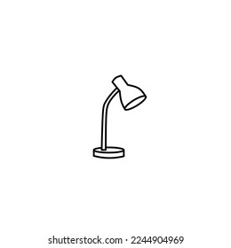 Vektorgrafik von Studienlampen, die perfekt für Logos, Symbole, Designs, Poster, Flyer, Werbung und Zeichenbücher ist 