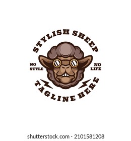 Illustration vector graphic of stylish Sheep, good for logo design