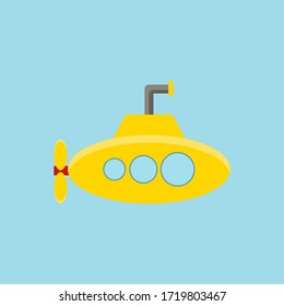 Illustration Vector Graphic of Submarine