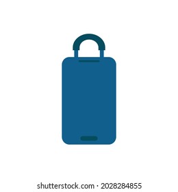 Gráfico vectorial de ilustración del logotipo de aplicación maleta. Perfecto para la compañía tecnológica