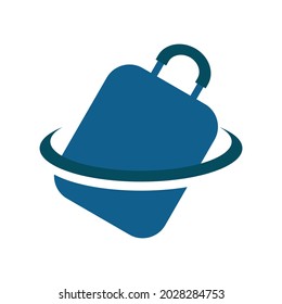 Illustration Vector Graphic of Suitcase Logo. Perfect to use for Technology Company