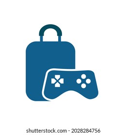 Illustration Vector Graphic of Suitcase Logo. Perfect to use for Technology Company