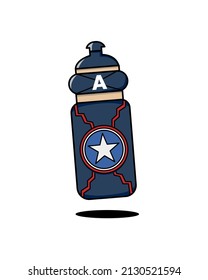 Illustration vector graphic of Super Hero Bottle