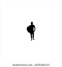 Illustration vector graphic of surfing icon