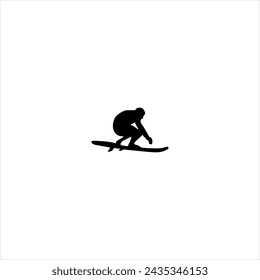 Illustration vector graphic of surfing icon