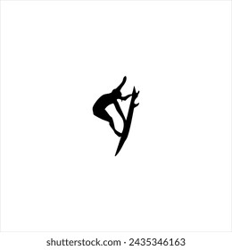 Illustration vector graphic of surfing icon
