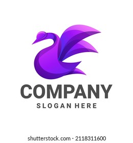 Illustration, Vektorgrafik von Swan Coloring, gut für Logo-Design