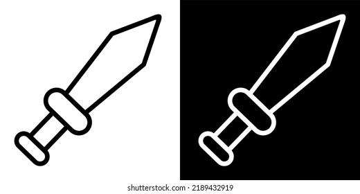 Illustration Vector Graphic of Sword, genre, category Icon