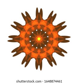 
illustration vector graphic of Symmetrical Ornament.  fit for logo, icon or symbol, etc