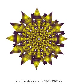 illustration vector graphic of Symmetrical Ornament.  fit for logo, icon or symbol, etc