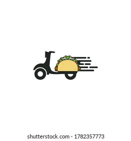 Illustration Vector Graphic of Tacos Delivery. Perfect to use for Food Business