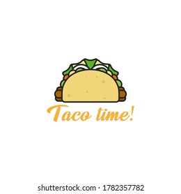 Illustration Vector Graphic of Tacos Food. Perfect to use for Food Business